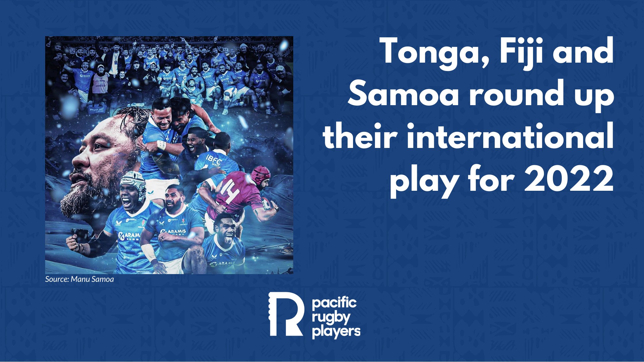 Tonga Fijio Samoa international rugby